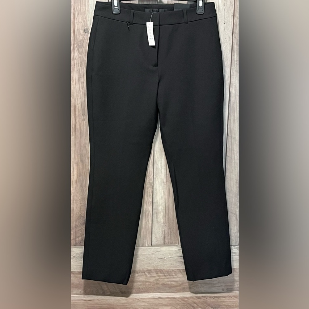 White House Black Market Elle Slim Comfort Stretch Trouser Black 10P